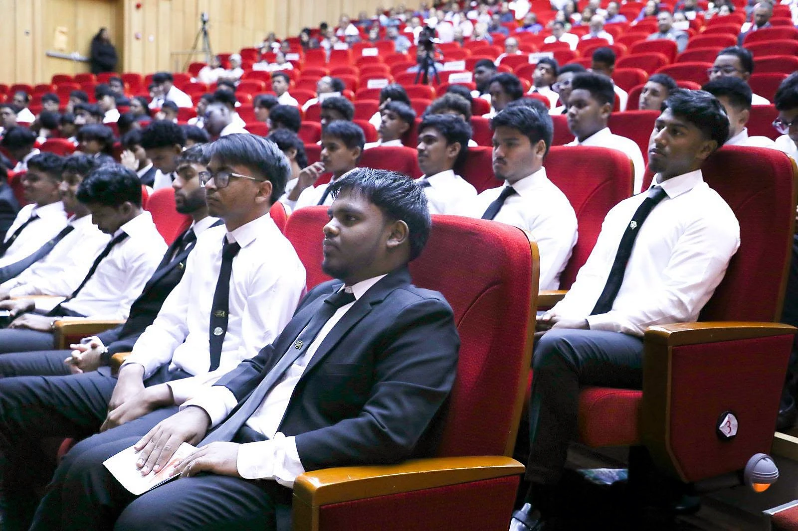 Graduating students seated at the Graduation and Prize Giving Ceremony